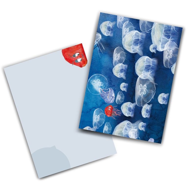 Postkarten-Set Postkarten-Set "Qualle Quasselkopp" (3 Karten)