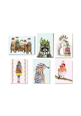 Postkarten-Set Postkarten-Set "Weihnachten" (6 Karten)