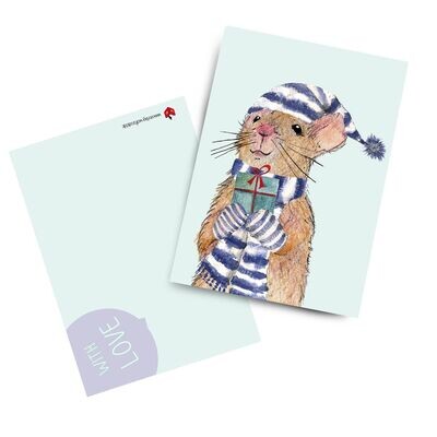 Postkarte Postkarte "WITH LOVE"