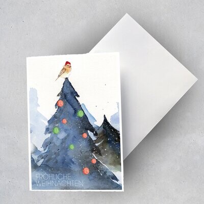Weihnachtskarte Weihnachtskarte "Fröhliche Weihnachten 1"