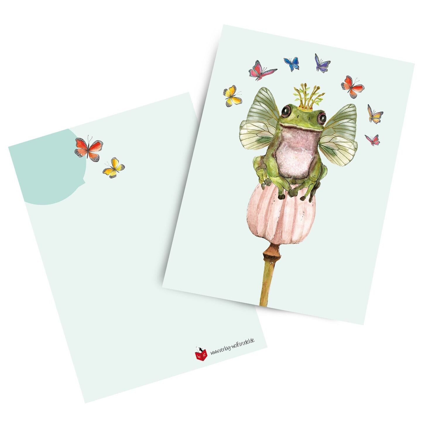 Postkarte "Froschelfe"