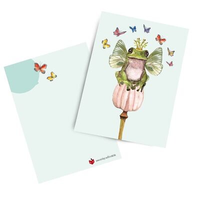 Postkarte Postkarte "Froschelfe"