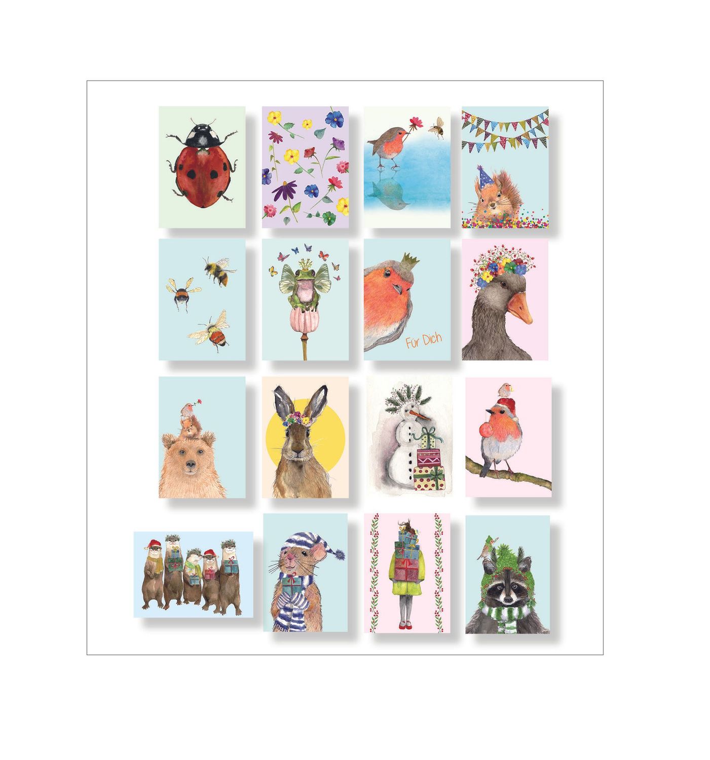 Postkarten-Set Postkarten-Set "Freunde PLUS" (16 Karten)
