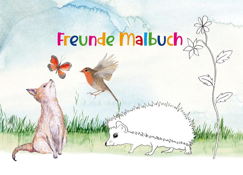Malbuch Freunde Malbuch Freunde