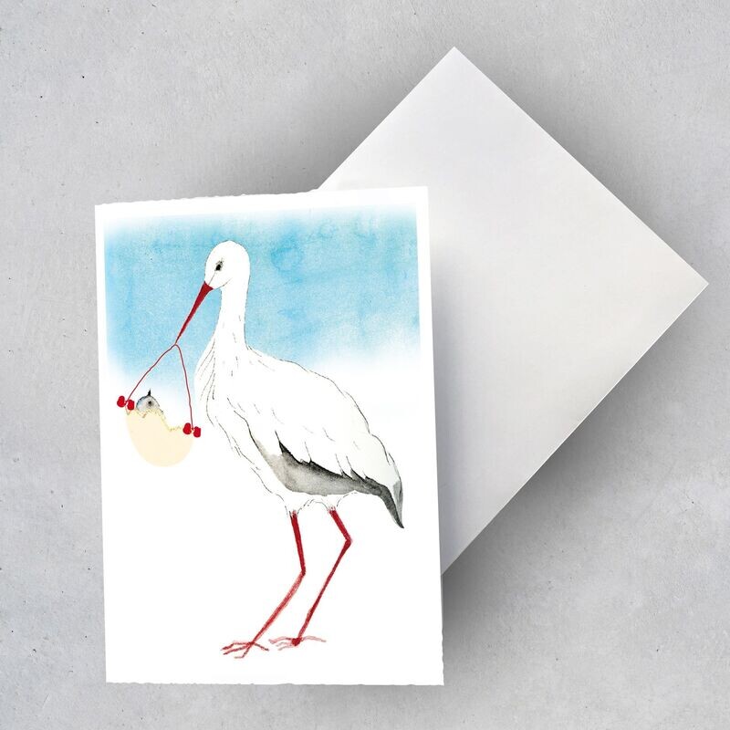 Grußkarte "Funkelnagelneu" (2 Karten)