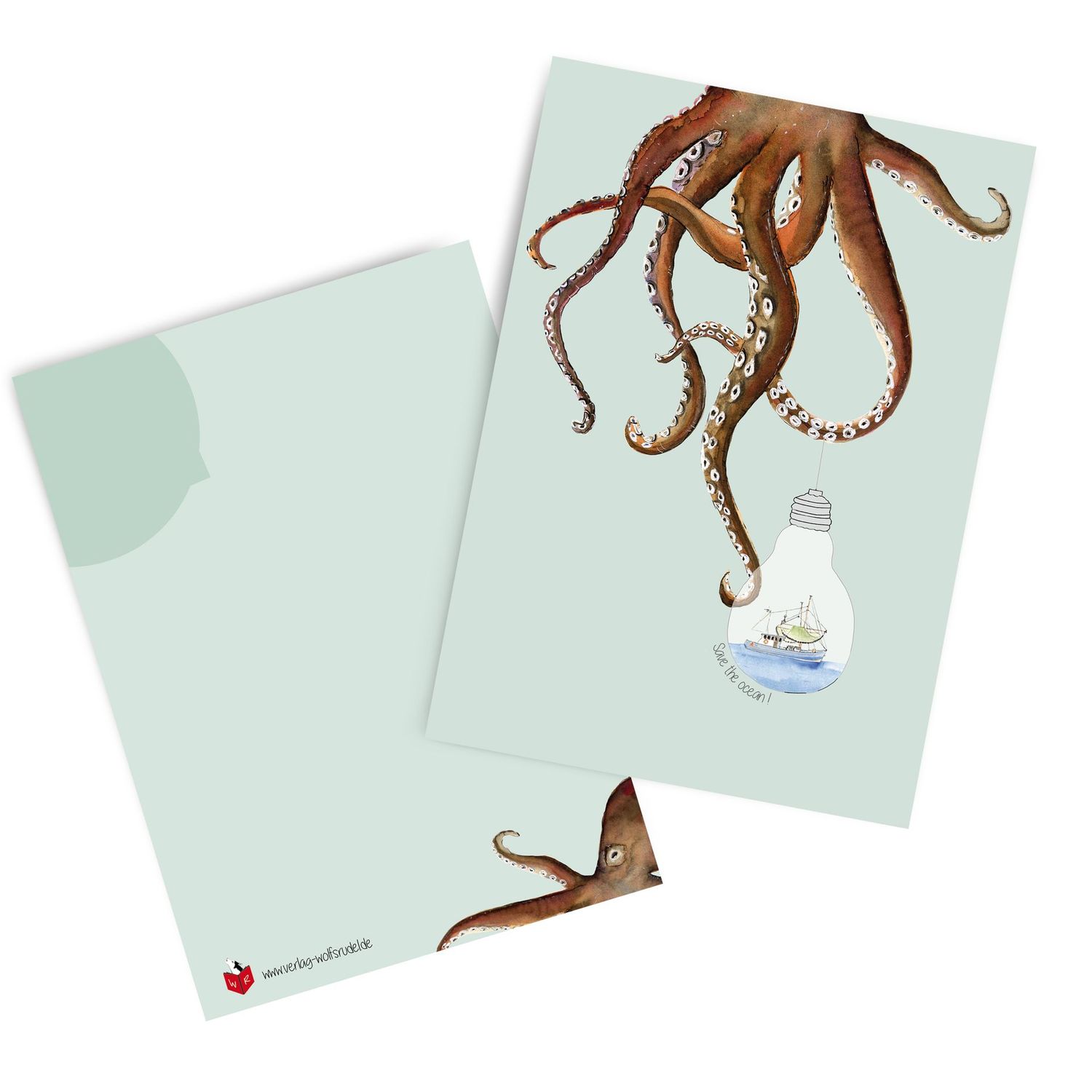 Postkarte "Octopus"