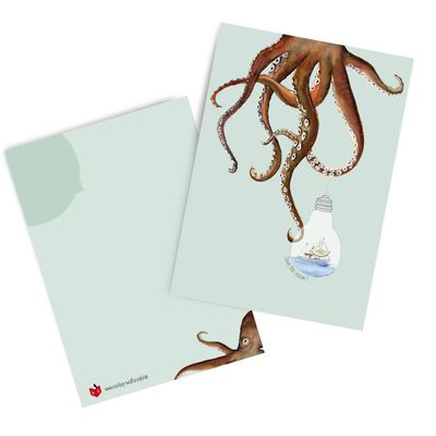 Postkarte Postkarte "Octopus"