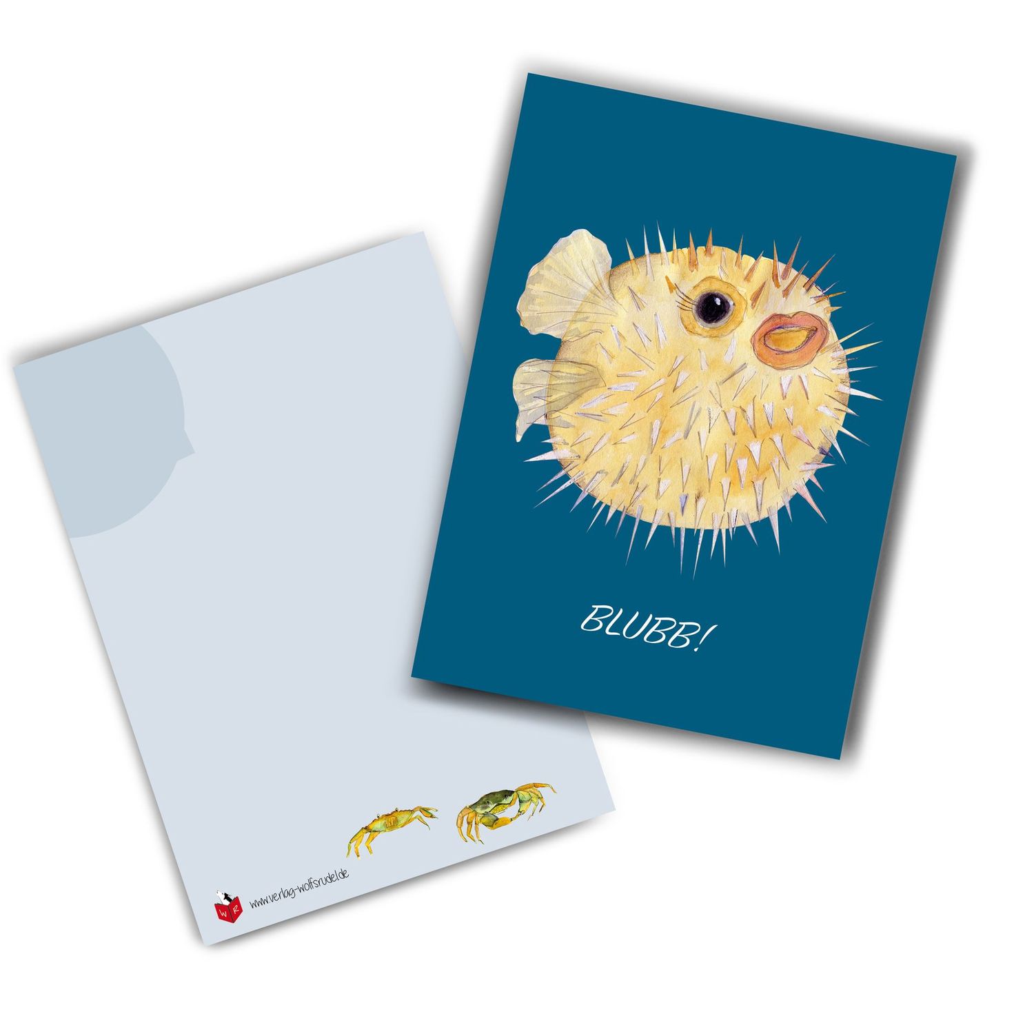 Postkarte"Blubb"
