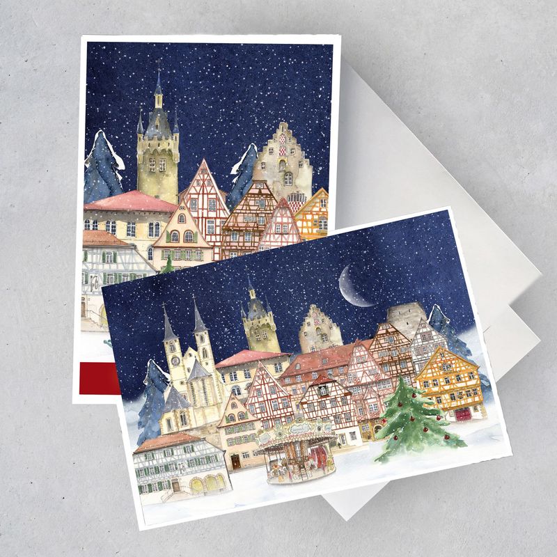 WeihnachtskartenSet "Bad Wimpfen Weihnacht"