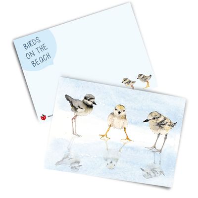 Postkarte "Birds on the Beach"
