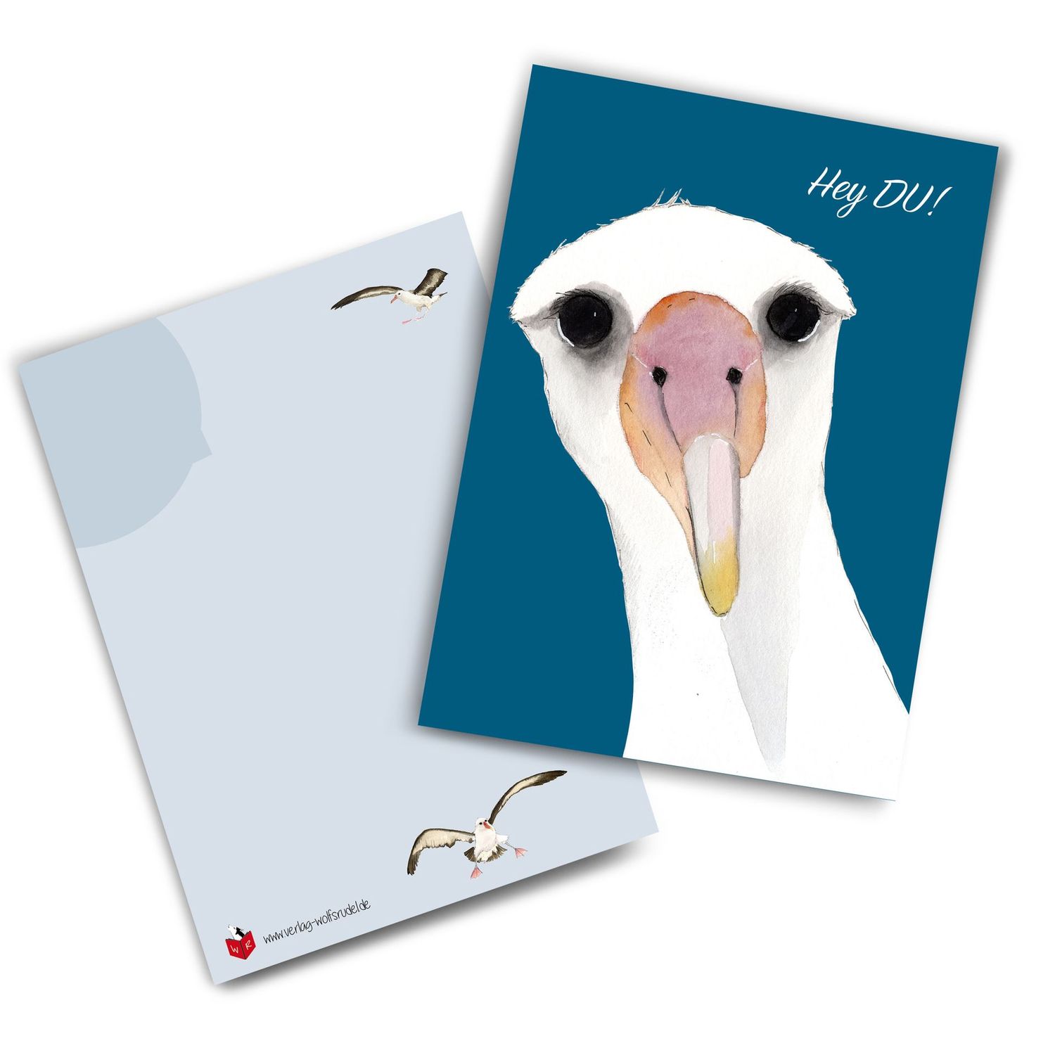 Postkarte "Hey Du"