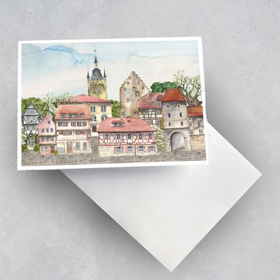 Geschenkkarte "Bad Wimpfen im Sommer"
