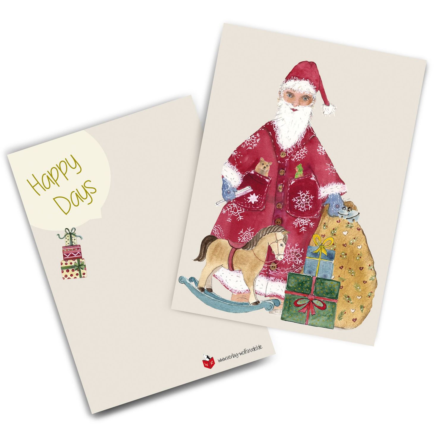 Postkarten-Set "Nikolaus" (3 Karten)