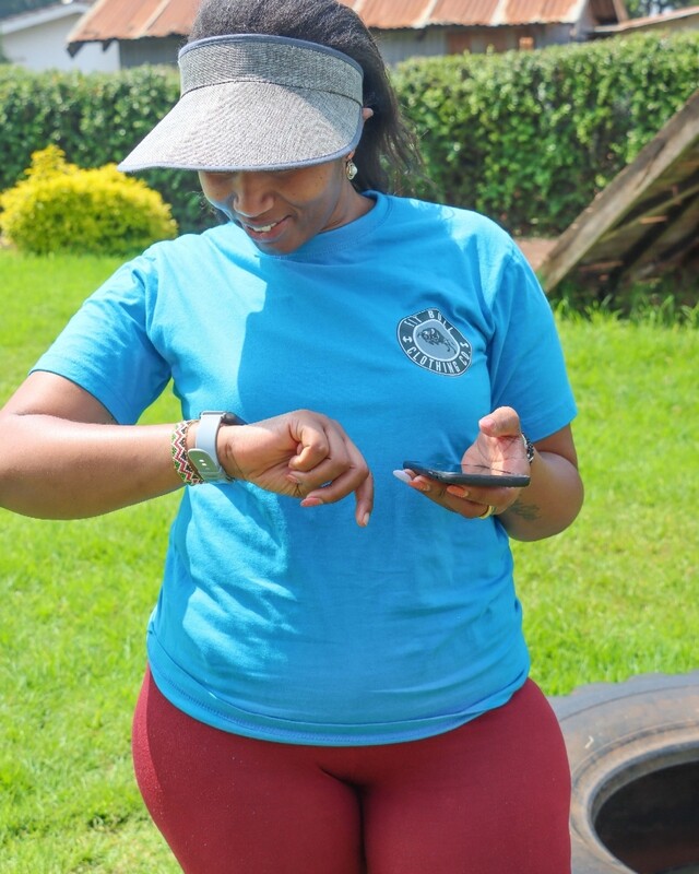 Skyblue small logo tshirt