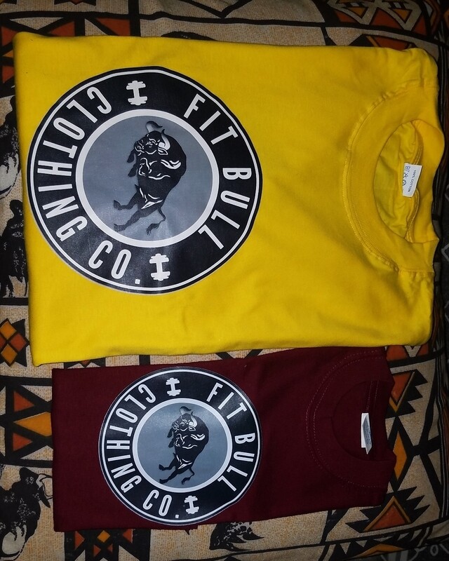 Yellow and Maroon tshirt