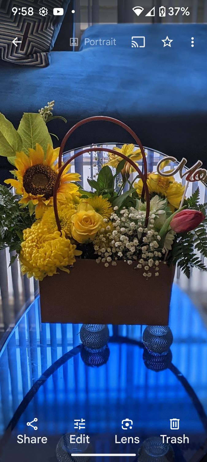 Bouquet in a bag