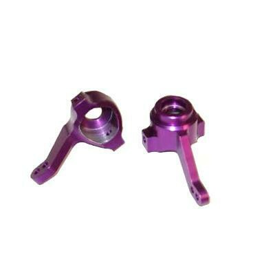 Aluminum Steering Knuckles L/R (Purple)