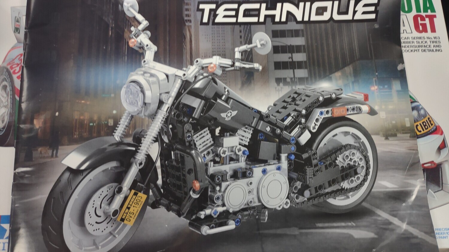 Motorcycle building block kit