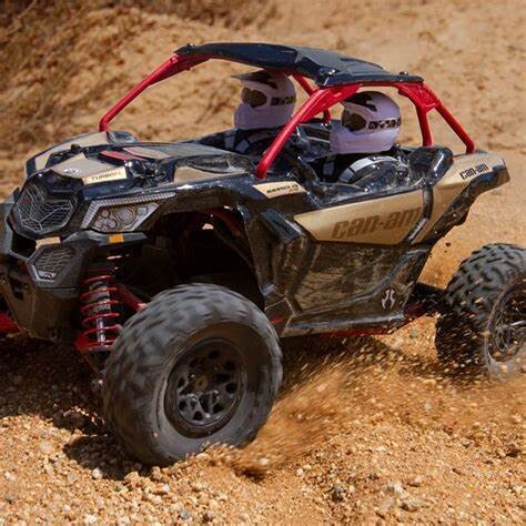 Axial Yeti Jr. Can-Am Maverick X3 RC Rock Racer 4WD Brushed Off-Road Side-by-Side 1/18 Scale RTR 