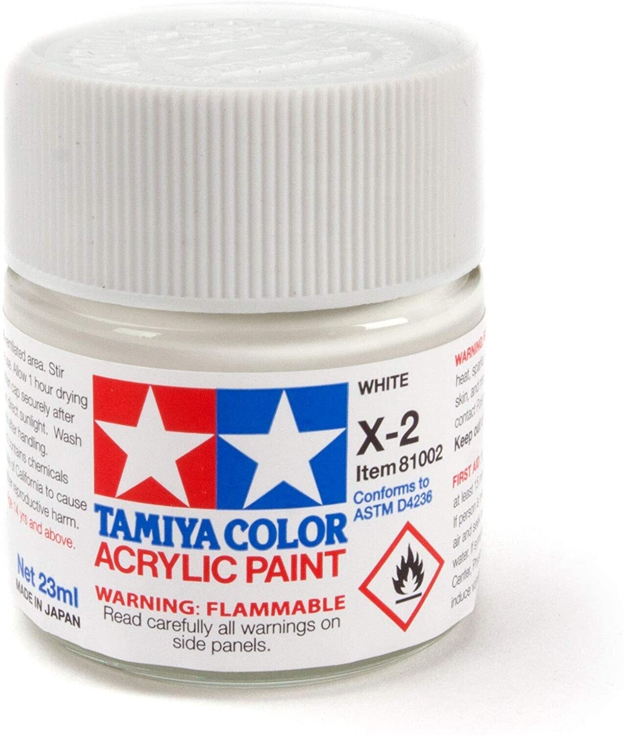 Tamiya Acrylic X-2 White Paint