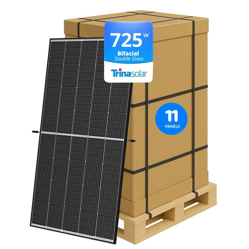725W Bifacial | Trina-Solar Panel | 11 Pieces