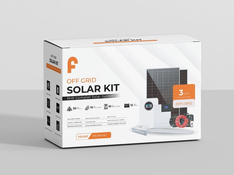 3kW | Solar Kit | Off-Grid System 3kW | Solar Kit | Off-Grid System