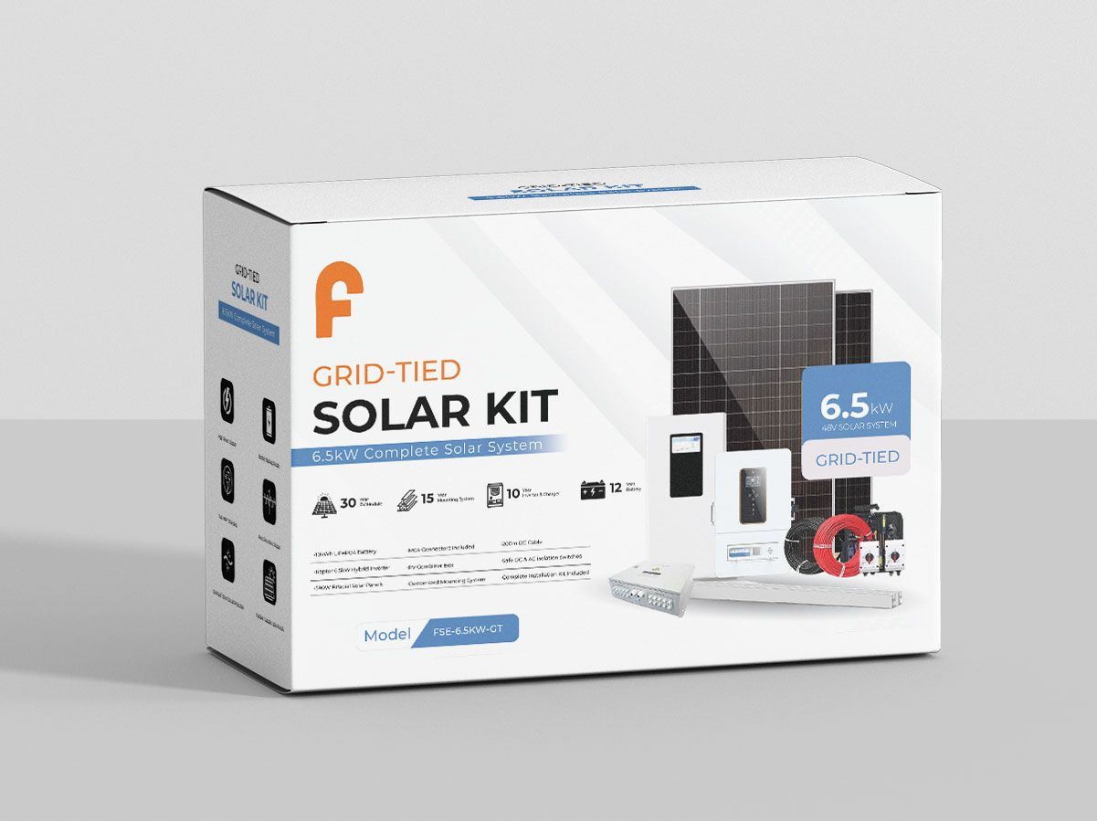 6.5kW | Solar Kit | Grid-Tied System