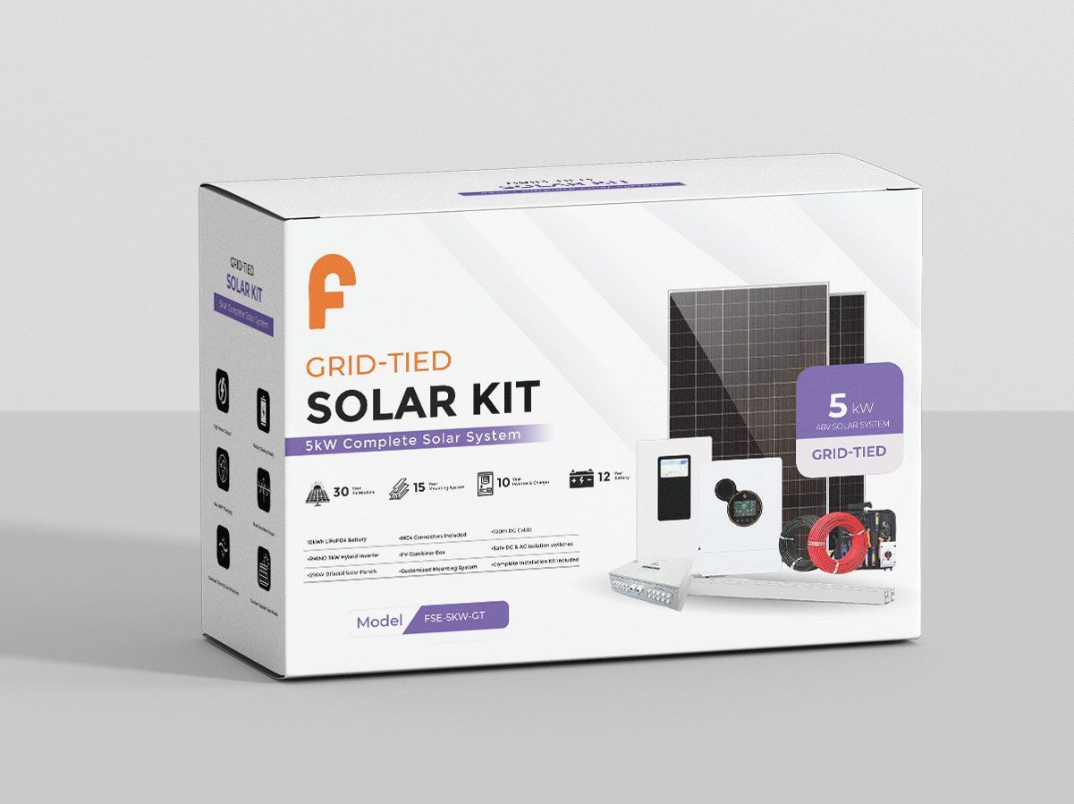 5kW | Solar Kit | Grid-Tied System