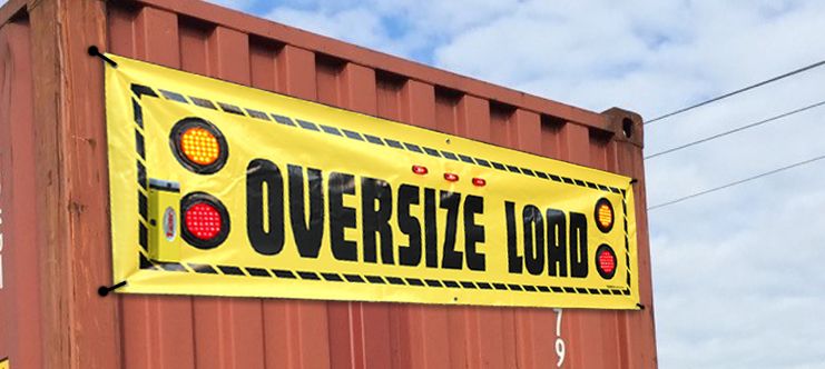TMBN8S LIGHTED OVERSIZE LOAD BANNER