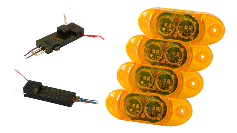 PLC-4ALT Series 4.5&quot; Power-Link Marker/Strobe LED Module Kit