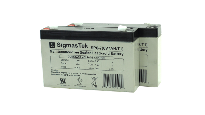 Set of 2 6V7Ah Batteries