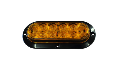 6IN-OV-AMB 6" Oval AMBER STT LED for TM3 / SPR16 / SPR25