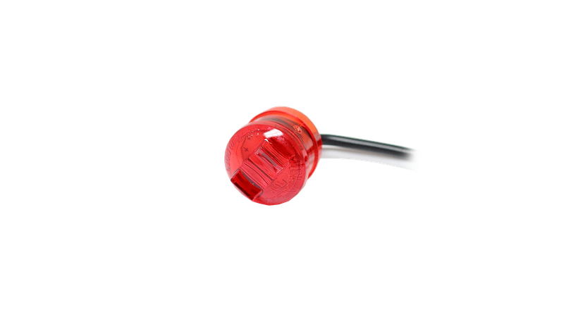 3/4-LEDR – 3/4" Round LED Bullet Marker Light (Red)