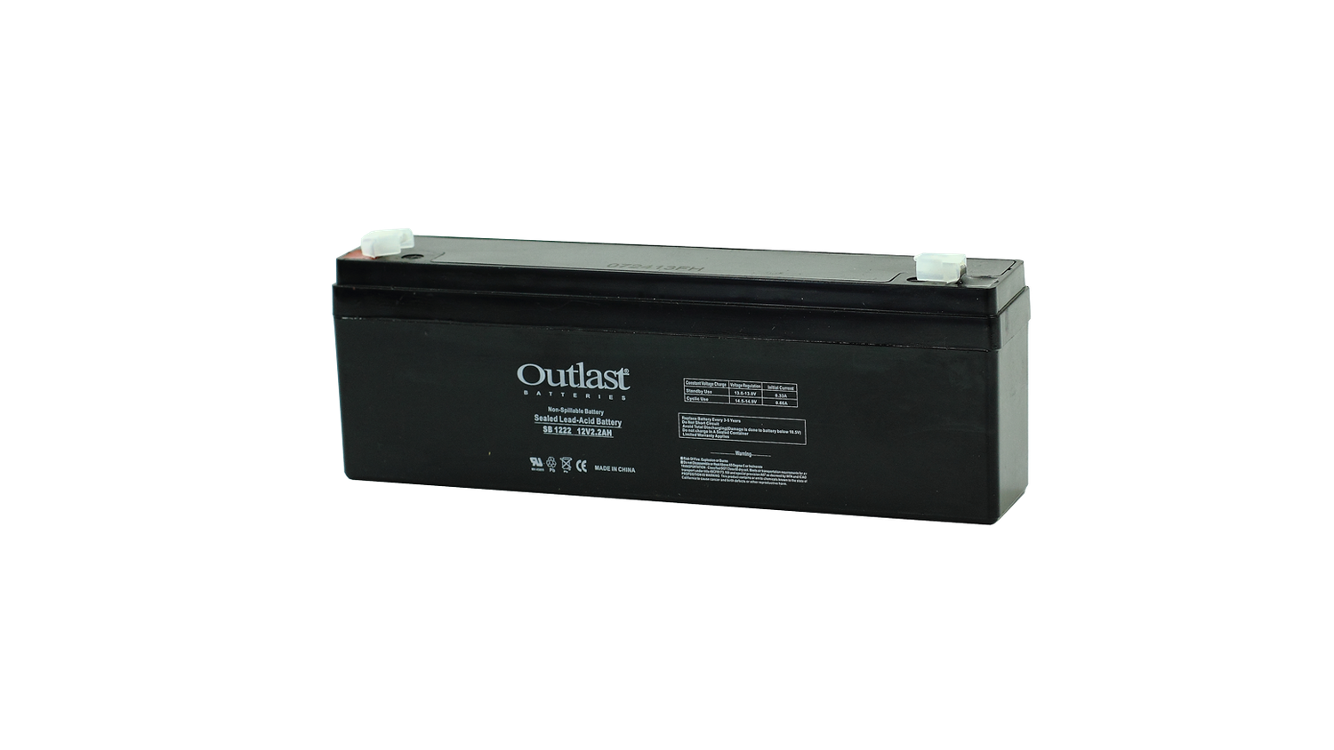 12V2.2Ah Sealed Lead-Acid Battery