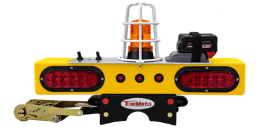 TM25UPS-CG-MDW – 25" Utility Pole Light System with Wireless STT &amp; Caged Beacon