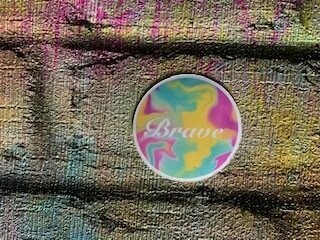 Brave Sticker