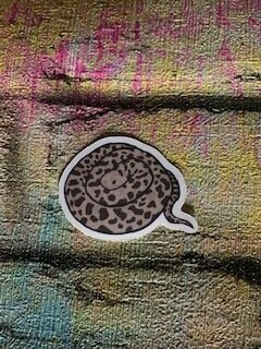 Huw the Hognose Snake Sticker