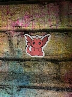 Dewi the Dragon Sticker