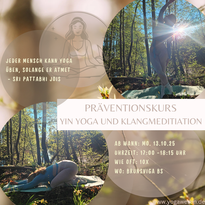 Präventionskurs 10x Yin Yoga ab 13.10.25