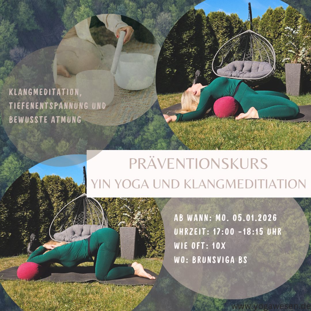 Präventionskurs 10x Yin Yoga ab 05.01.2026