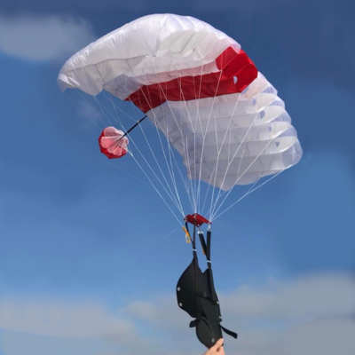 RED &amp; WHITE Mini Parachute