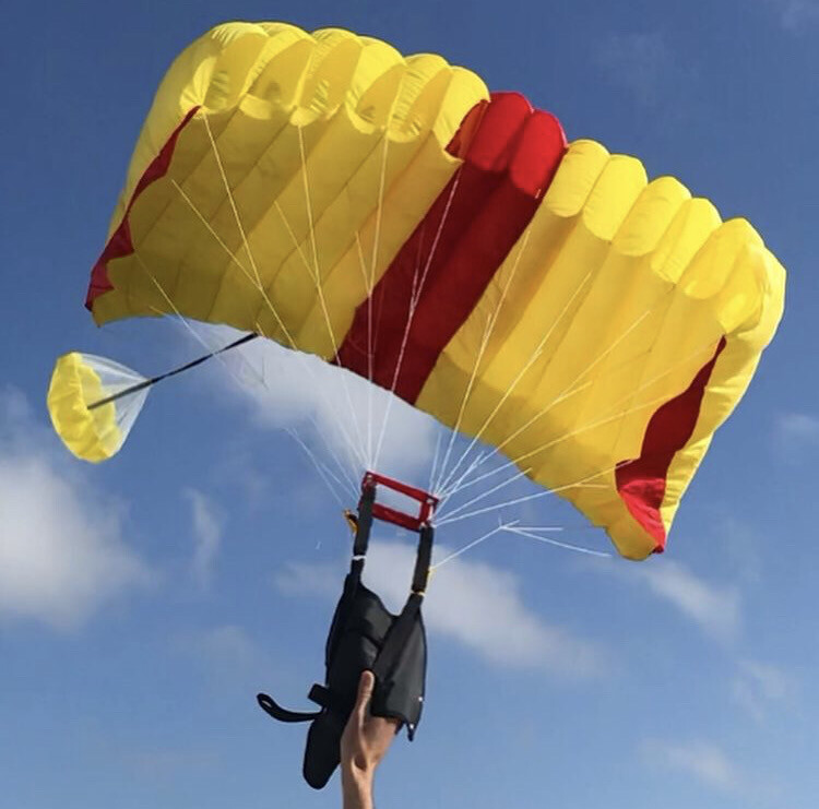 Red &amp; Yellow Mini Parachute