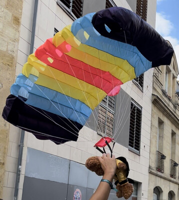Multicolor Mini Parachute