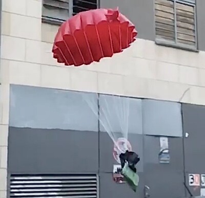 Round Mini Parachute (Red)