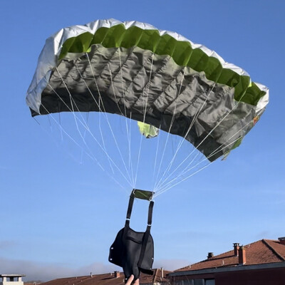 Silver Micro Parachute