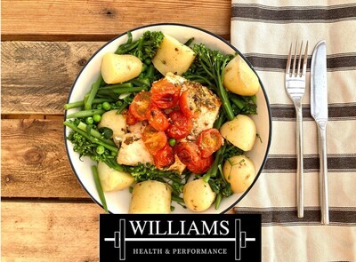 Tom Williams Baked Cod Fillet with New Potatoes