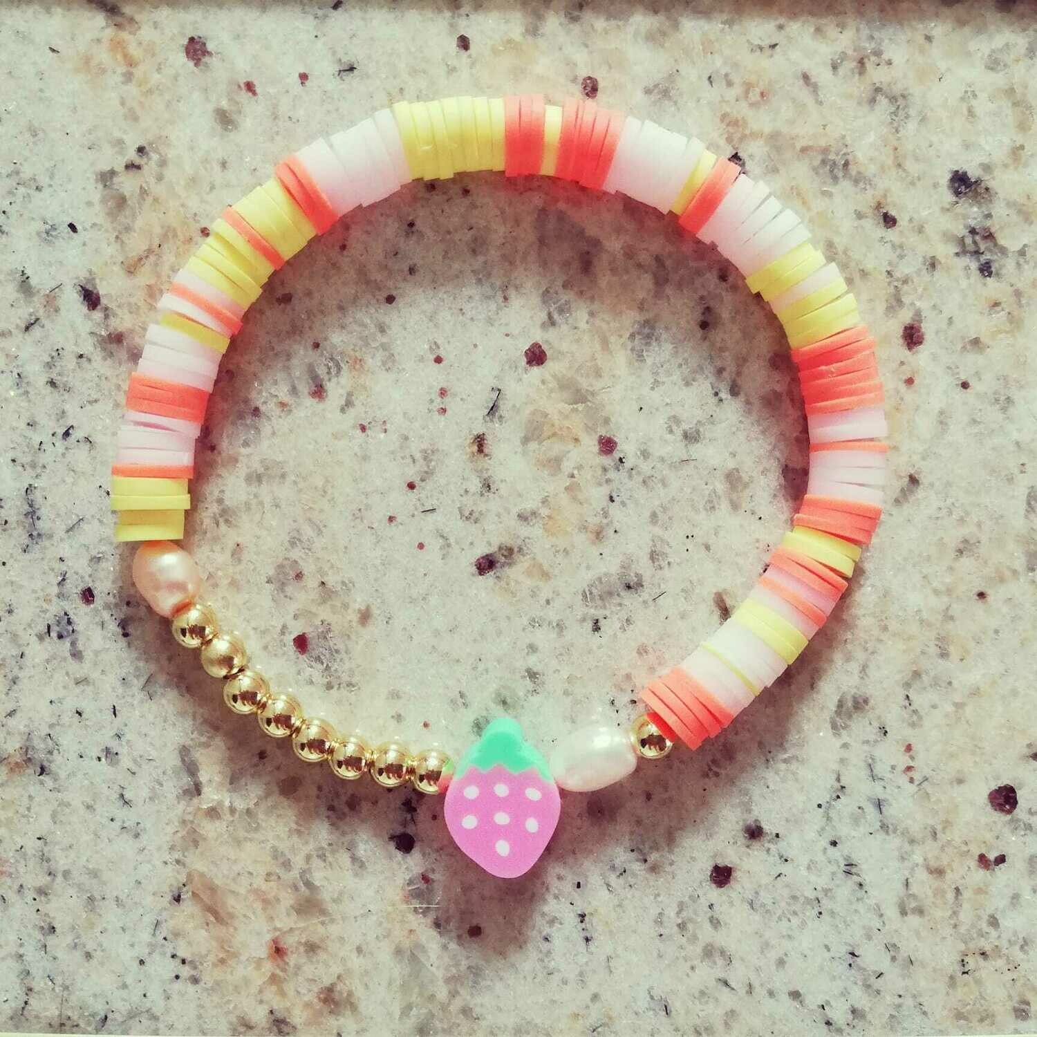 Sunny strawberry bracelet