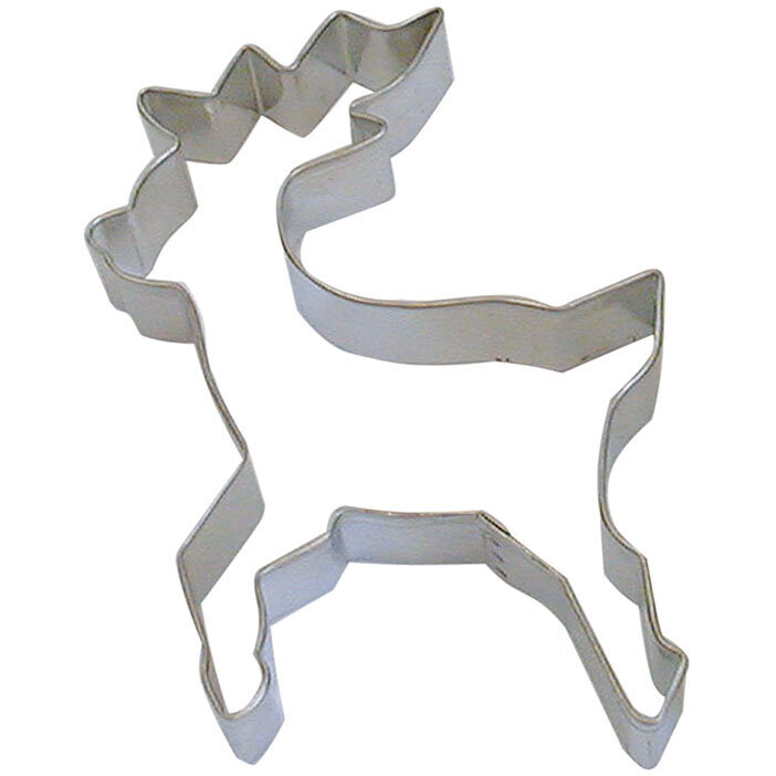 Reindeer Tin Cookie Cutter 5 in B1027X