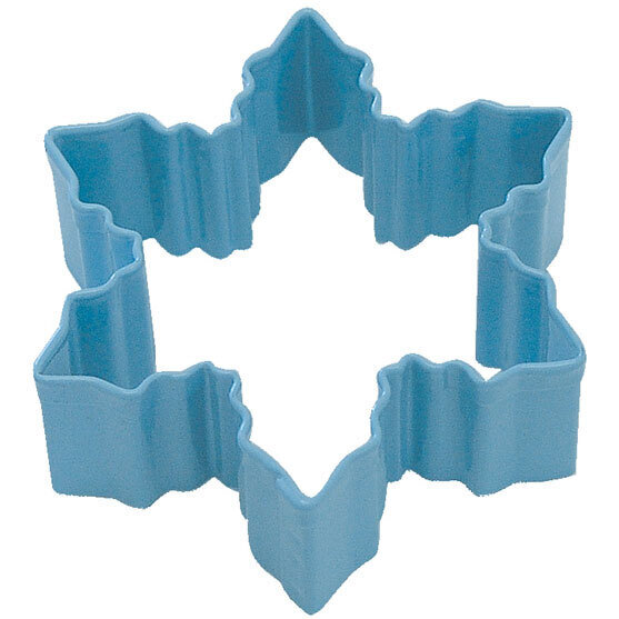 Snowflake Blue Poly Resin 3 in  Pr1112B