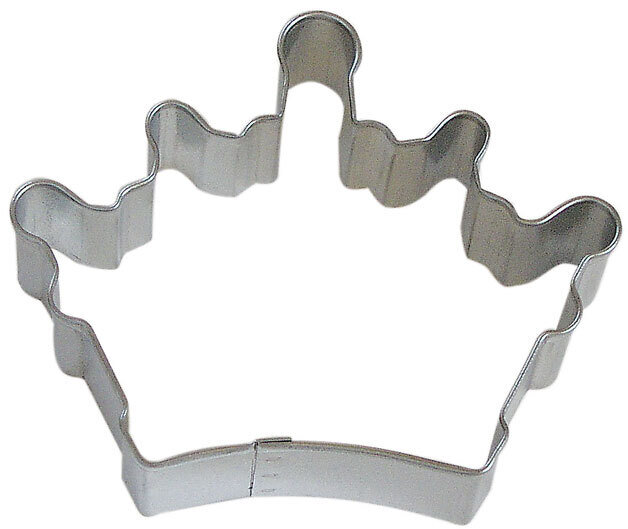 Queen Crown Tin Cookie Cutter 3.5 in B0897